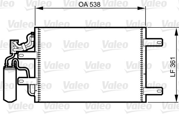 KLR-350655 Klima Radyatoru Opel Meriva A Z16let Y13dt Z13dt Z13dtj Z17dth Kurutucu Ile