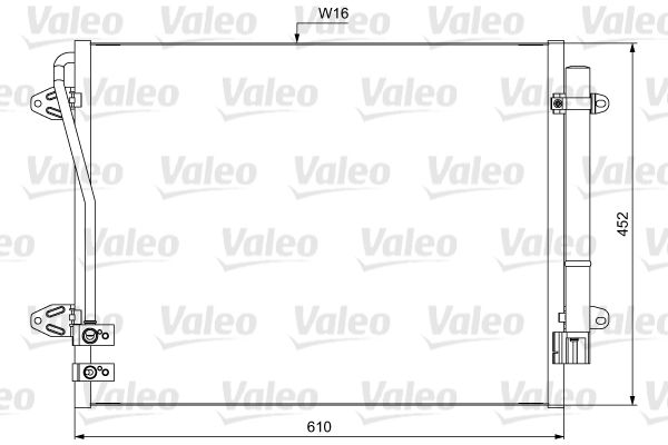 43-4427 Klima Radyatoru Volkswagen Passat (362) 1.8 Tsi 2008-2012