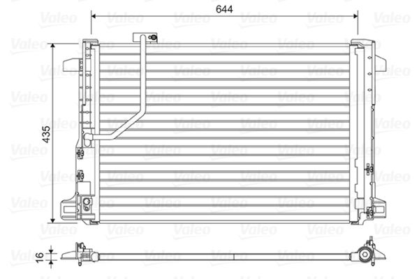 43-2822 Klima Radyatoru Mercedes C Class (W204) C 180 2007-2014