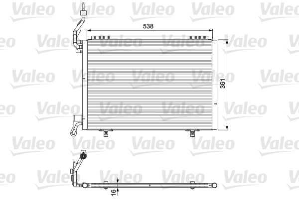 43-1930 Klima Radyatoru Ford Tourneo Courier 1.6 Tdci 2014-