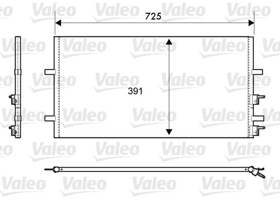 VAL-814087 Kondenser Transit -Tourneo