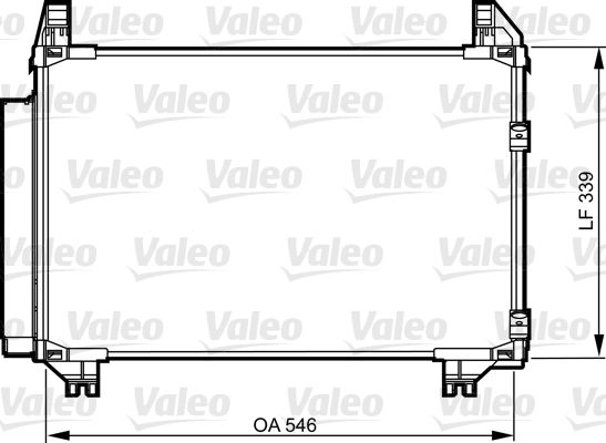KLR-343110 Klima Radyatoru Toyota Yaris 1.3 / 1.33 Vvt 2006-/