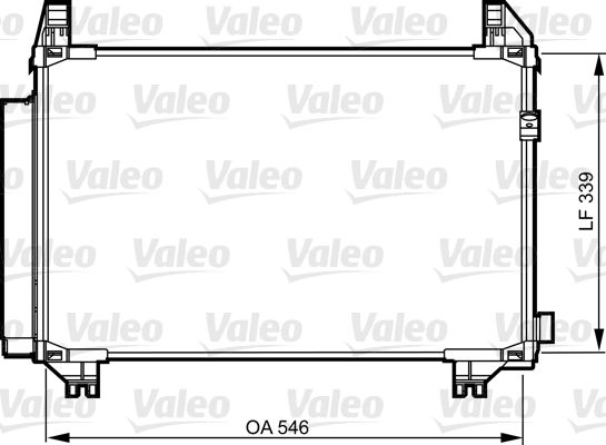 VAL-814224 Kondenser Yaris