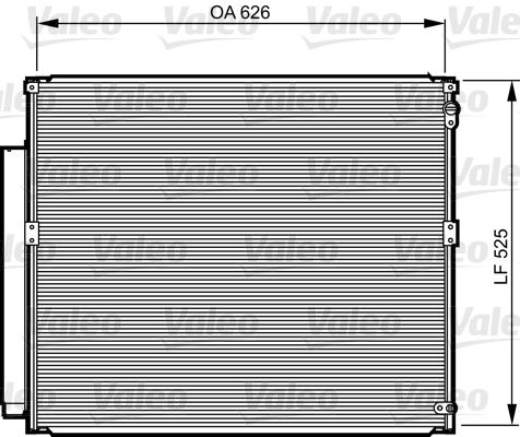 DEN-DCN50017 Klima Radyatoru  Toyota Land Cruiser 02-  4.0i