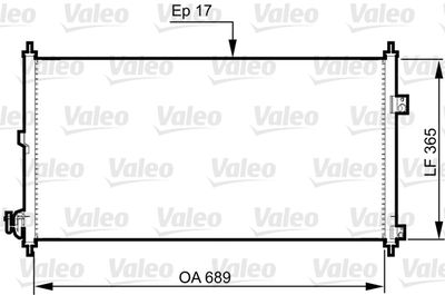 VAL-814331 Kondenser X-Trail 2001>