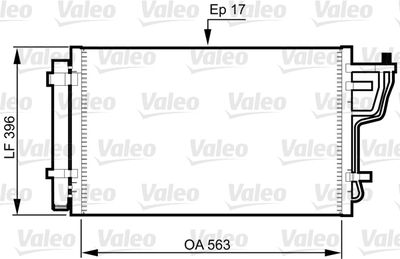 43-2118 Klima Radyatoru Hyundai I30 (Fd) 1.4i A-T/M-T 2007-2011