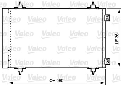 Klima Radyatoru  Fiat Scudo Van (270-. 272-) 2.0 D Multijet