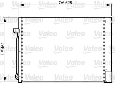 VAL-814367 Kondenser X5 E70 2007> 3.0 D