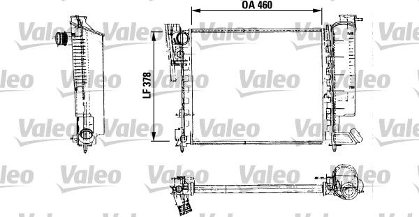 MGA-80248 Su Radyatoru Brazing  (Peugeot  306 1.4 1.6 1.8 7 | Citroen  Xsara 1.4 1.6 1.8)