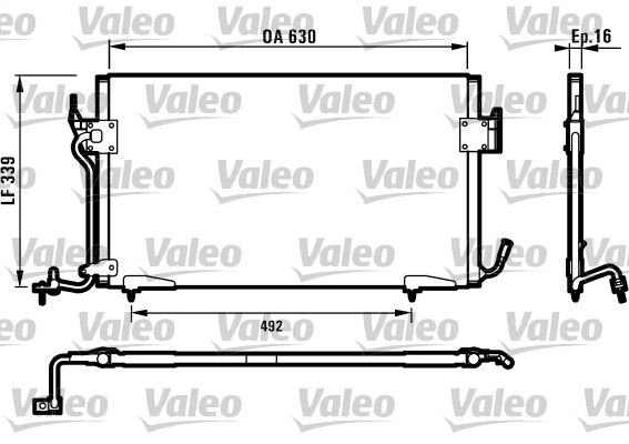 VAL-817042 Kondenser Xsara