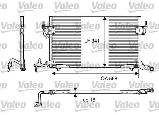 VAL-817230 Kondenser Xsara