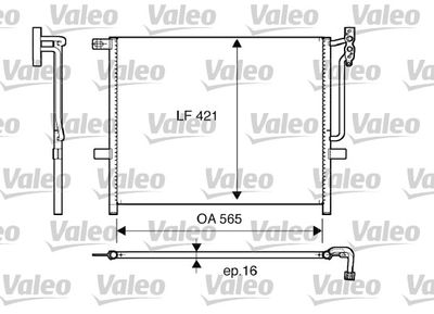 VAL-817383 Klima Radyatoru Bmw X3 E83-X3 E83 Lci N46-N52-M54