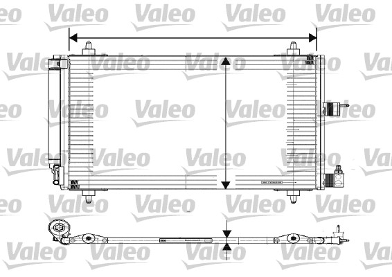 VAL-817508 Kondenser Xsara
