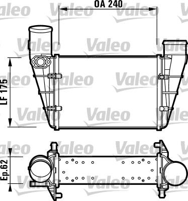 MGA-80490 Intercooler Radyatoru (Vw Passat 97-00  Audi A4 95-01  A6 98-05) Afn-Avg-Aeb-Apu