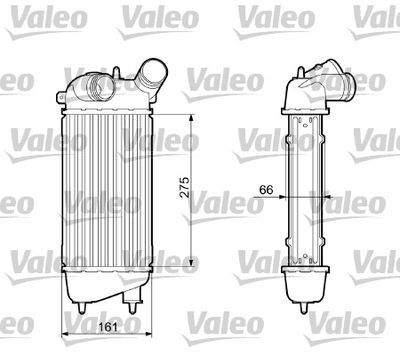 MGA-80269 Turbo Radyatoru Intercooler 64mm (Peugeot   1007 1.4hdi  05-|  Citroen  C2 C3 1.4hdi 16v 02- )