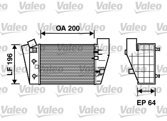KLR-352385 Turbo Radyatoru Intercooler   (Vw  A4 2.5 Tdi 03=/)