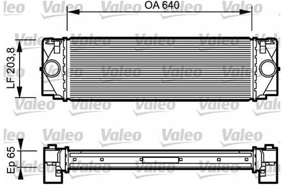 KALE-342800 Turbo Radyatoru Crafter 30-35 30-50 2.5 Tdi 2006-2013  Sprinter B906 Al Pl Brz
