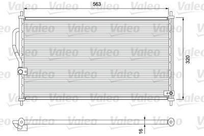 VAL-818070 Klima Radyatoru Honda Crv 1996-2001