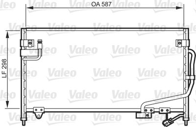 43-2707 Klima Radyatoru Mazda 323 V (Ba) 1.5i 16v 1994-1998