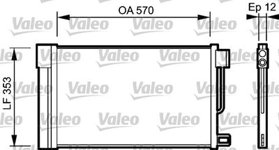 VAL-818193 Klima Radyatoru Combo D-Corsa D-E Adam-Bipper-Tepee-Nemo 1.2-1.4 Hdi 08=>Fiorino 1.4-1.3d Mj 07=>