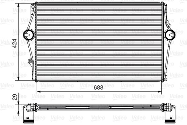 42-4501 Turbo Radyatoru (Intercooler) Volvo S60 I 2.0 T - 2.4 D5 - 2.4 T5 2000-2010/ S80 I 2.0 T - 2.4 D5 - 2.8 T6 1998-2006/ V70 Ii 2.4 D5 2000-2007/ Xc70 I 2.4 D5 4x4 1997-2007