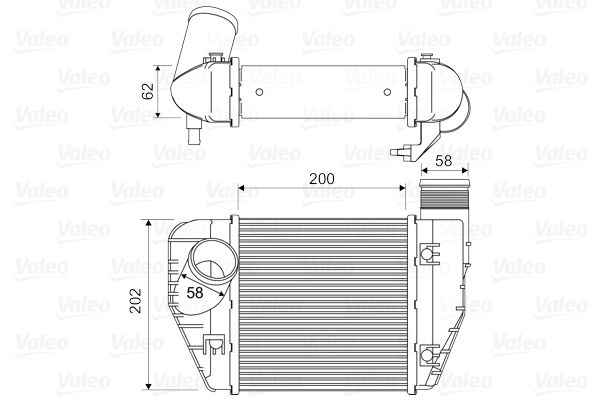 42-1305 Turbo Radyatoru (Intercooler) Audi A6 2.0 Tdi - 2.0 Tfsi 2004-2011