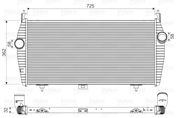 KLR-352315 Turbo Radyatoru Intercooler (Peugeot 407 , 407 Sw , 607 - Citroen C5 Ii-Iii , C6 2.2/2.7hdi 05-