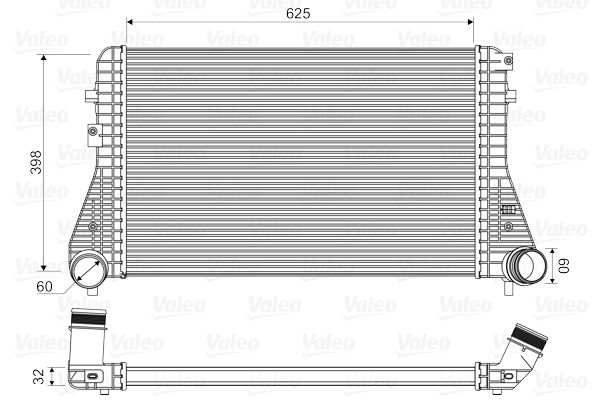 KLR-375735 Intercooler Radyatoru (Vw Passat 09-15  Tiguan 08-18)