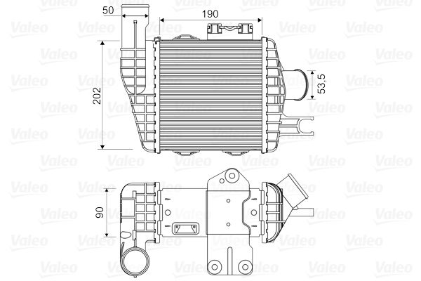 42-2100 Turbo Radyatoru (Intercooler) Hyundai Tucson 2.0 Crdi 2004-2010