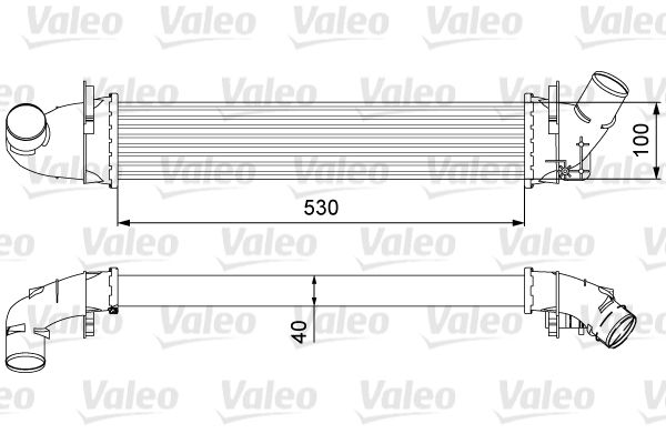 ORIS-IDC001108 Turbo Radyatoru (Intercooler) Logan 04> Sandero 08> 1.5 Dci (654x113x108) (Mek.)