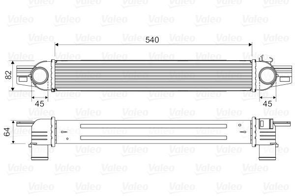 HLL-8ML 366 470-841 Turbo Radyatoru Fiat Fiorino - Peugeot Bipper - Citroen Nemo 1.3 D Multijet 07- Euro 4