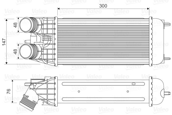 42-3303 Turbo Radyatoru (Intercooler) Peugeot 301 1.6 Hdi 2012-