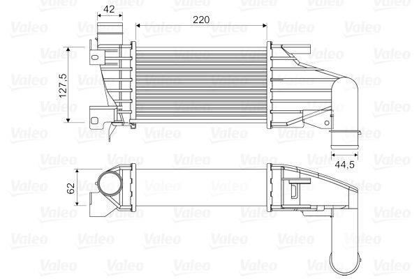 VEKA 42-3221 Turbo Radyatoru (Intercooler) Kucuk Tip Opel Astra H 1.7 Cdti 2004 2010