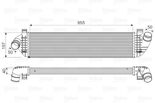HLL-8ML 366 470-851 Turbo Radyatoru Volvo V50 04-11 / C70 Ii 08-10 / C30 07-13 / S40 Ii 04-12 1.6/2.0d (Mt)
