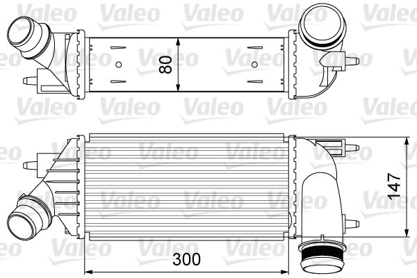 ORIS-IFI007080 Turbo Radyatoru (Intercooler) Scudo 2.0 Jtd 2007> Jumpy 96467 A M (300x147x80)