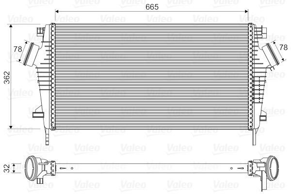 VAL-818603 Turbo Radyatoru Insignia A 1.6 2.0 Cdti