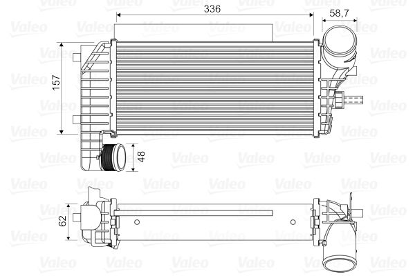 42-1904 Turbo Radyatoru (Intercooler) Ford Focus Iii 1.5 Tdci 2011-2015