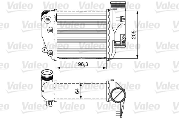KALE-352425 Intercooler A6 2.7-3.0 Tdi 04=>