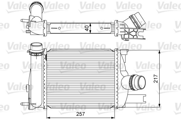 VAL-818622 Turbo Radyatoru Dokker Logan Sandero Clio