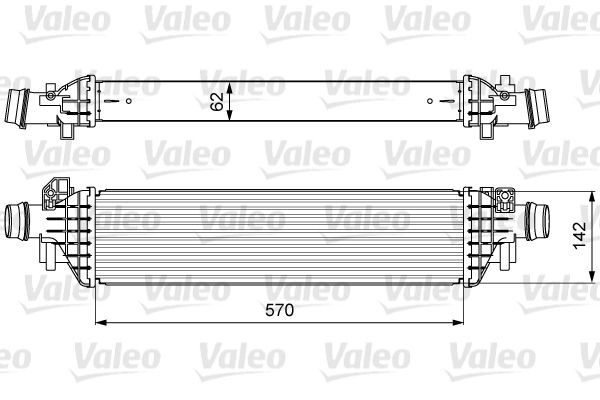 VAL-818628 Turbo Radyatoru Intercooler Brazing (Opel  Mokka 1.6 Cdti / 1.7 Dti 13=/ / Chevrolet Trax 1.6 1.7cdti 13-)