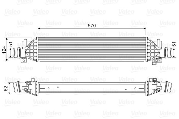 42-3209 Turbo Radyatoru (Intercooler) Opel Mokka 1.4 2012-