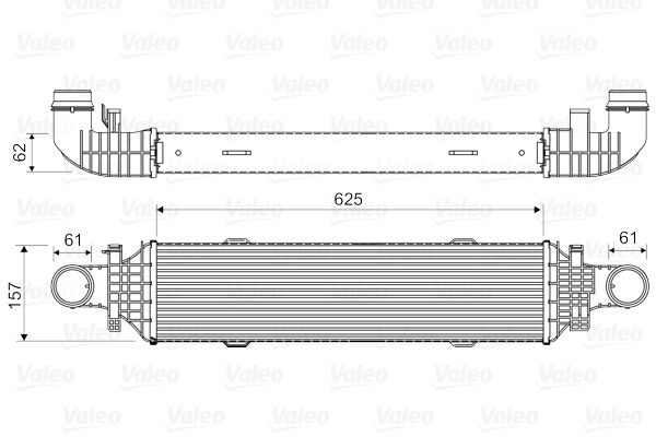 MGA-80897 Turbo Radyatoru Brazing (Mercedes-Benz W204 C-Class / E-Class W212 E200cdi// Slk W172 11-)