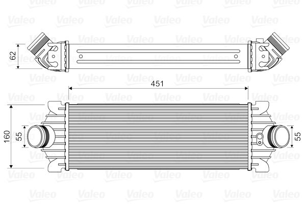 42-1912 Turbo Radyatoru (Intercooler) Ford Tourneo Custom 2.2 Tdci 2012-/ Transit (V348) 2.2 Tdci 2009-2014/ Transit (V363) 2.2 Tdci 2014- / Transit Custom 2.2 Tdci 2012-