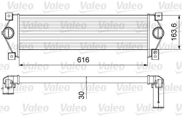 42-4800 Turbo Radyatoru (Intercooler) Ssangyong Actyon I 2.0 Xdi 4x4 2005-2012/ Actyon Sports I 2.0 Xdi 4x4 2007-/ Actyon Sports Ii 2.0 Xdi 4x4 2012-/ Kyron 2.0 Xdi 4x4 2005-2011