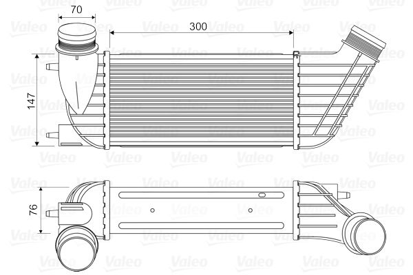 PSA 0384.P1 Turbo Soğutucu Radyatör