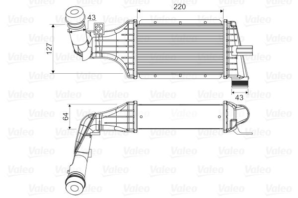 42-3228 Turbo Radyatoru (Intercooler) Opel Astra G 2.0 D, 2.2 D 1999-2005