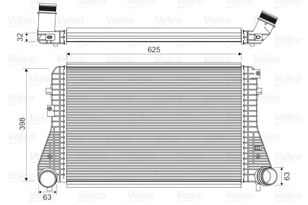 42-4414 Turbo Radyatoru (Intercooler) Volkswagen Jetta Iii (1k2) 1.6 Tdi 2005-2010