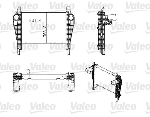IVECO 504028468 Intercooler Valeo
