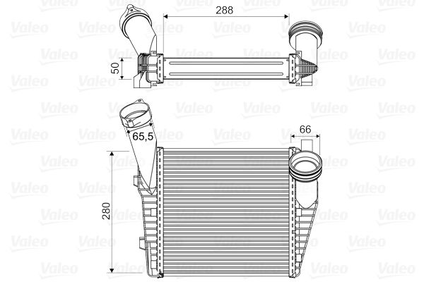 KLR-344740 Sol Intercooler (Vw Touareg 03-18  Audi Q7 06-15  Porsche Cayenne 10-)