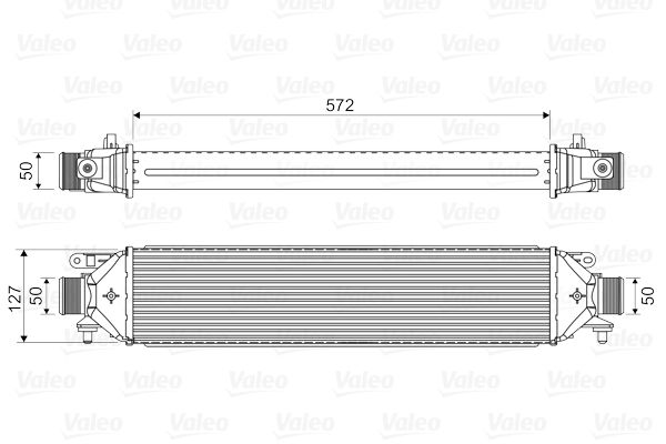 KAL 346400 Turbo Radyatörü Intercooler 572 X 127 X 50 Doblo Iii / Bravo Ii / Combo D / Giuletta